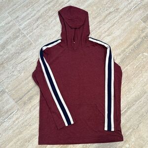 NWOT Old Navy, maroon cotton hoodie – XL 14/16